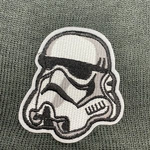 Star Wars Stormtrooper face patch beanie
